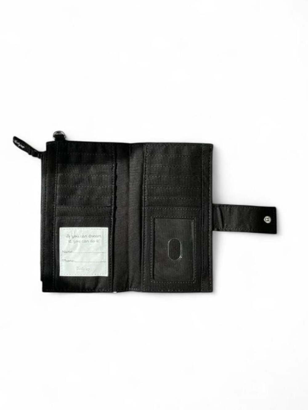 Thirty‑One Black & White Polka Dot Wallet Clutch (One Size) - Picture 3 of 7